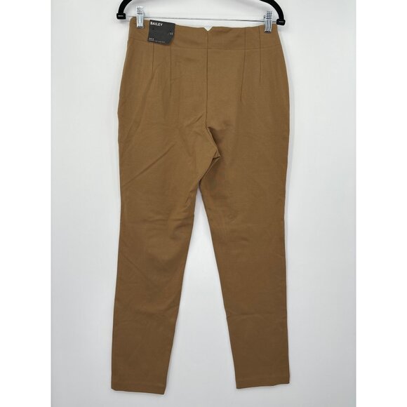 Bailey 44 Tan High-Waisted Trousers - Picture 4 of 5